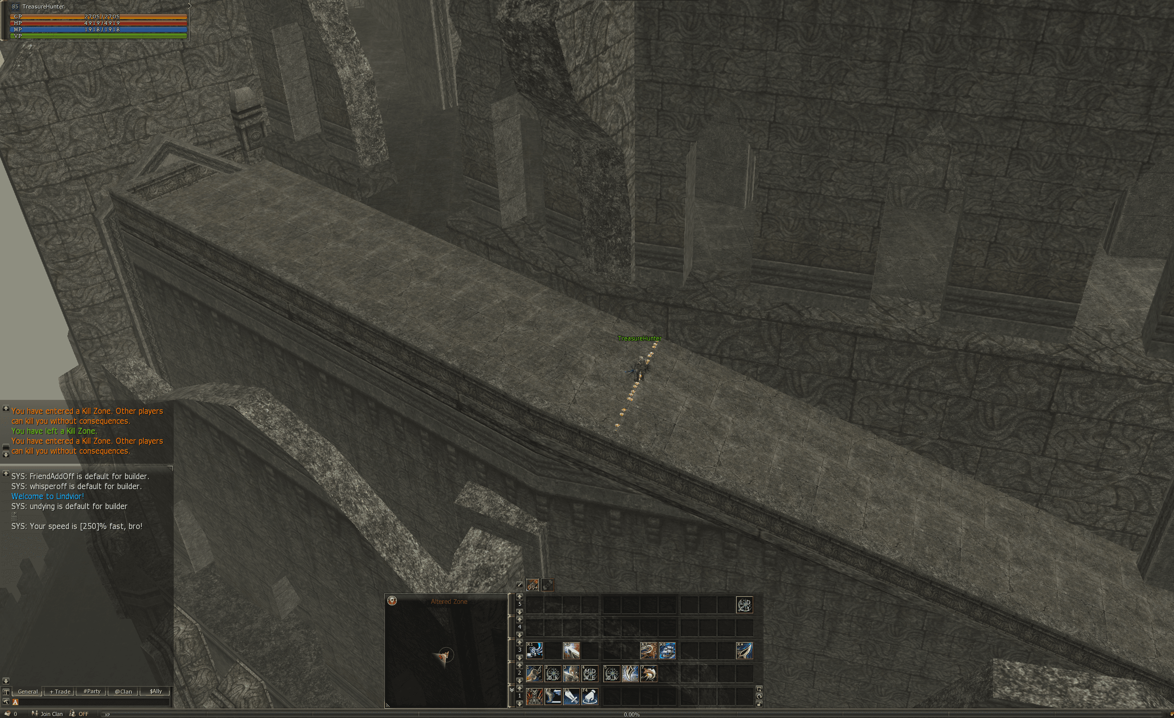 Mapa de ubicacion de Kill Zones